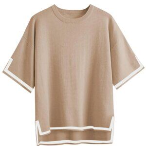 Ekouaer Women’s Comfy Loungewear Top – Size Medium NWT